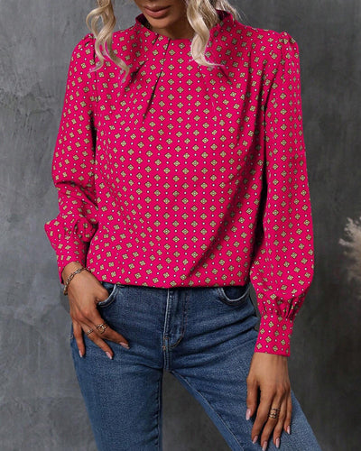 Hannah | Bluse im Vintage-Stil und mit Aufdrucken
