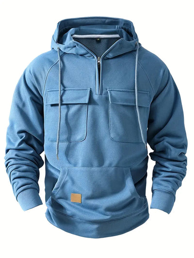 Bieber – Bequemer Kapuzenpullover Mit Mehreren Taschen