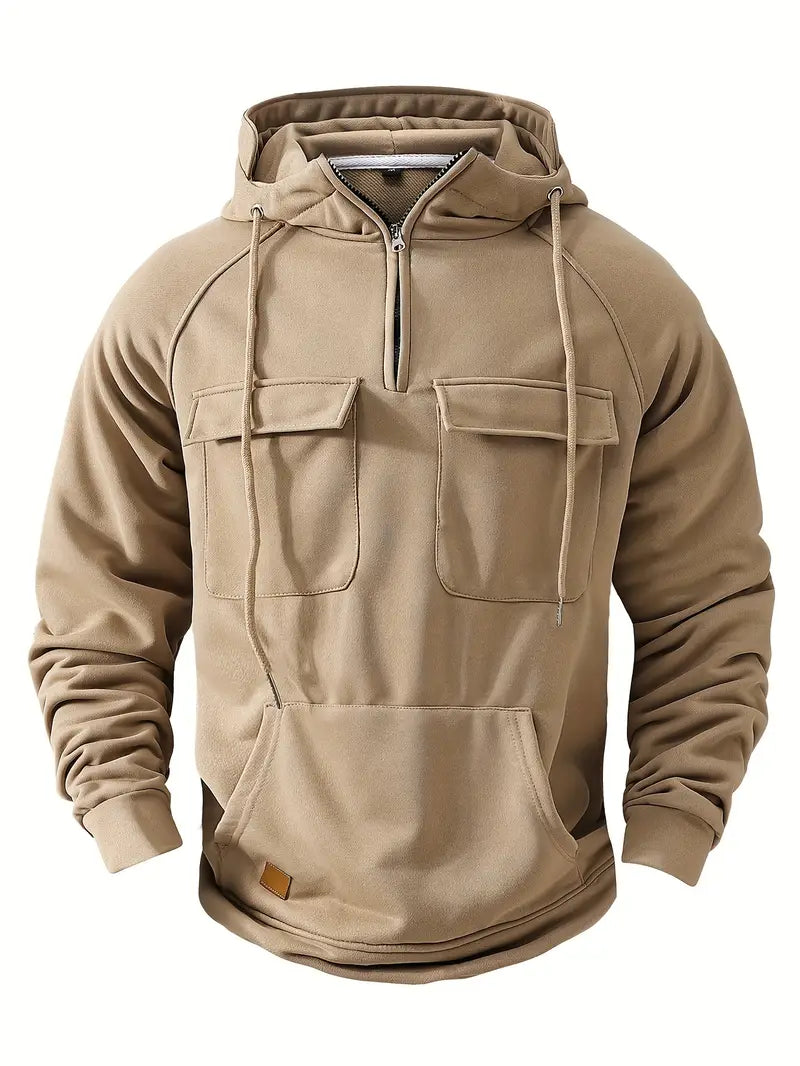 Bieber – Bequemer Kapuzenpullover Mit Mehreren Taschen
