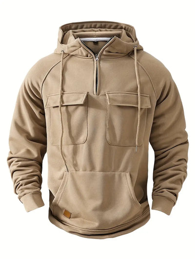 Bieber – Bequemer Kapuzenpullover Mit Mehreren Taschen