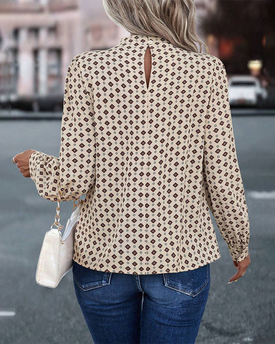 Hannah | Bluse im Vintage-Stil und mit Aufdrucken