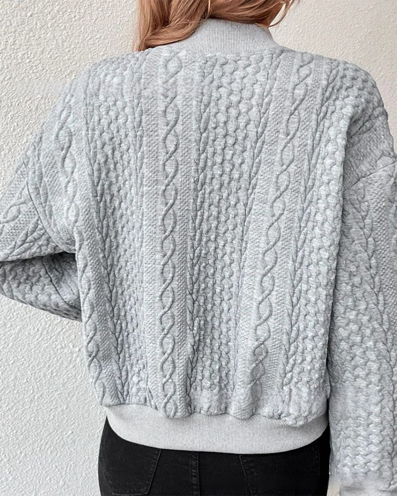 Sofia | Einfarbiger Cardigan mit Knöpfen