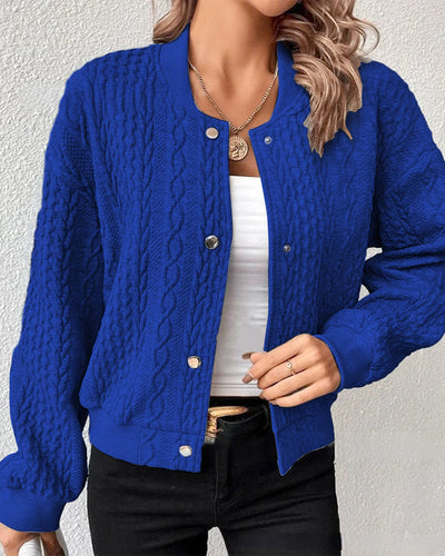 Sofia | Einfarbiger Cardigan mit Knöpfen