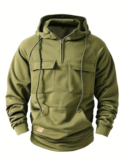 Bieber – Bequemer Kapuzenpullover Mit Mehreren Taschen