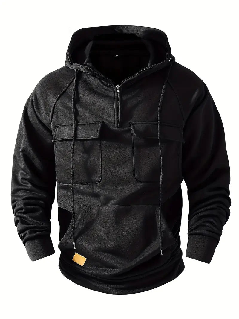 Bieber – Bequemer Kapuzenpullover Mit Mehreren Taschen