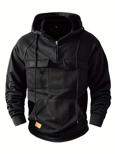 Bieber – Bequemer Kapuzenpullover Mit Mehreren Taschen