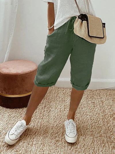 Martha™ | Bequeme Shorts mit Umschlagsaum