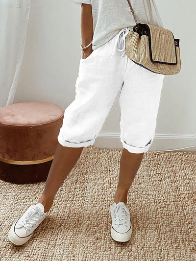 Martha™ | Bequeme Shorts mit Umschlagsaum