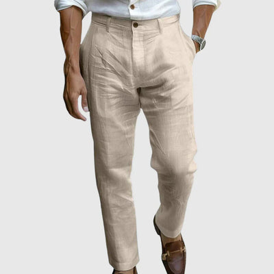 Aminuddin – Lässige Lockere Leinen Hose