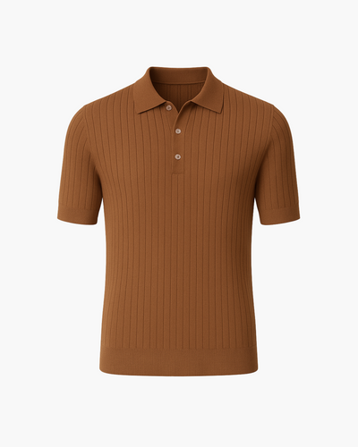 Donte - Kurzärmeliges Gestricktes Polo Hemd