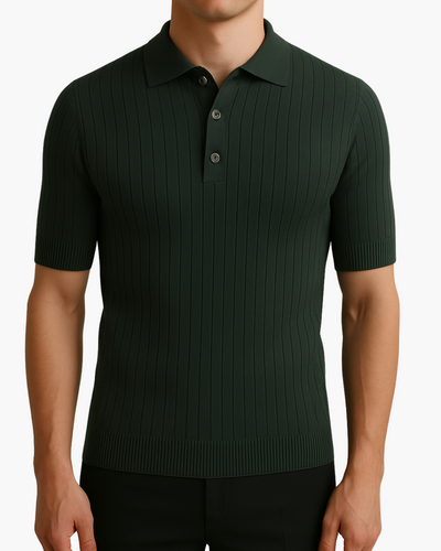 Donte - Kurzärmeliges Gestricktes Polo Hemd