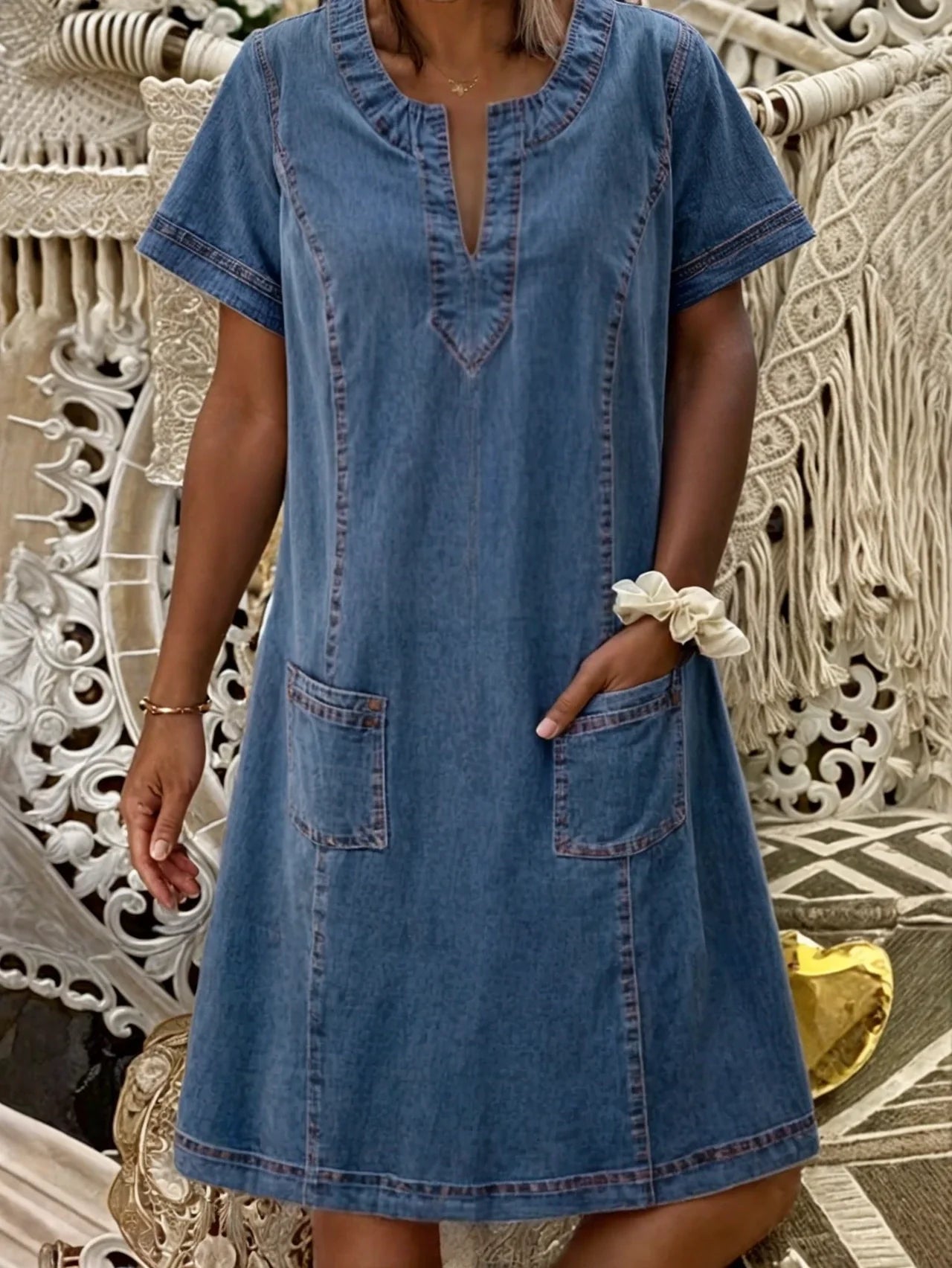 Sofia® | Weiches Denimkleid