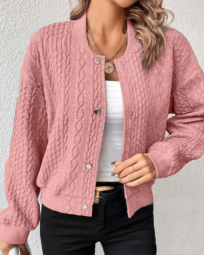 Sofia | Einfarbiger Cardigan mit Knöpfen